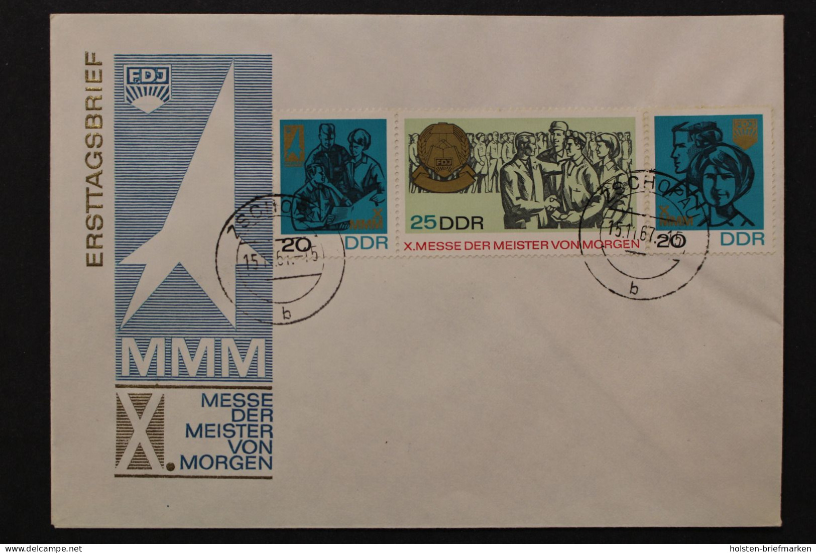 DDR, MiNr. 1320-1322 Zd, FDC - Other & Unclassified