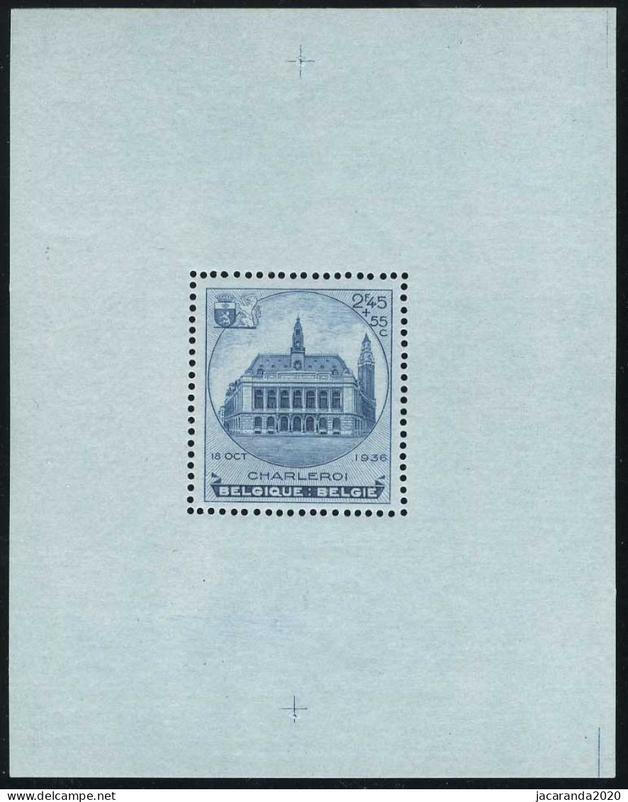 België BL6A ** - Charleroi - Stadhuis - Hôtel De Ville - Zonder Stempel In Rand - LUXE - SUP - 1924-1960