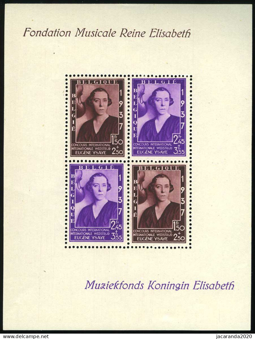 België BL7 ** - Muziekfonds Koningin Elisabeth - 1924-1960