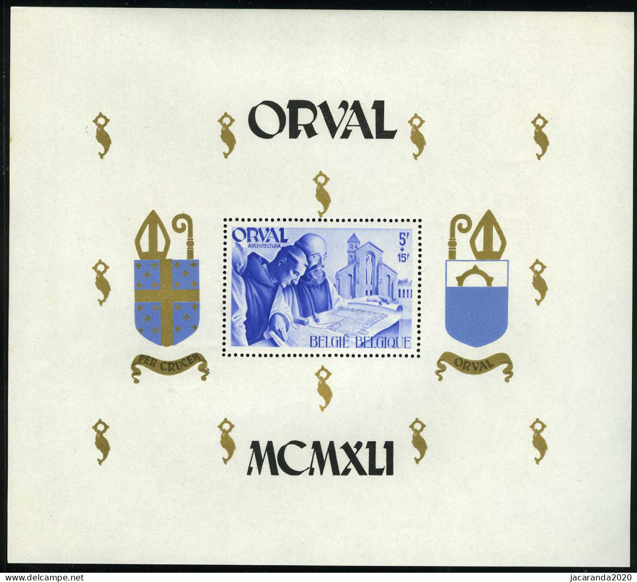 België BL11 ** - Abdij O.L.V. Van Orval - Abbaye Notre-Dame D'Orval - 1924-1960