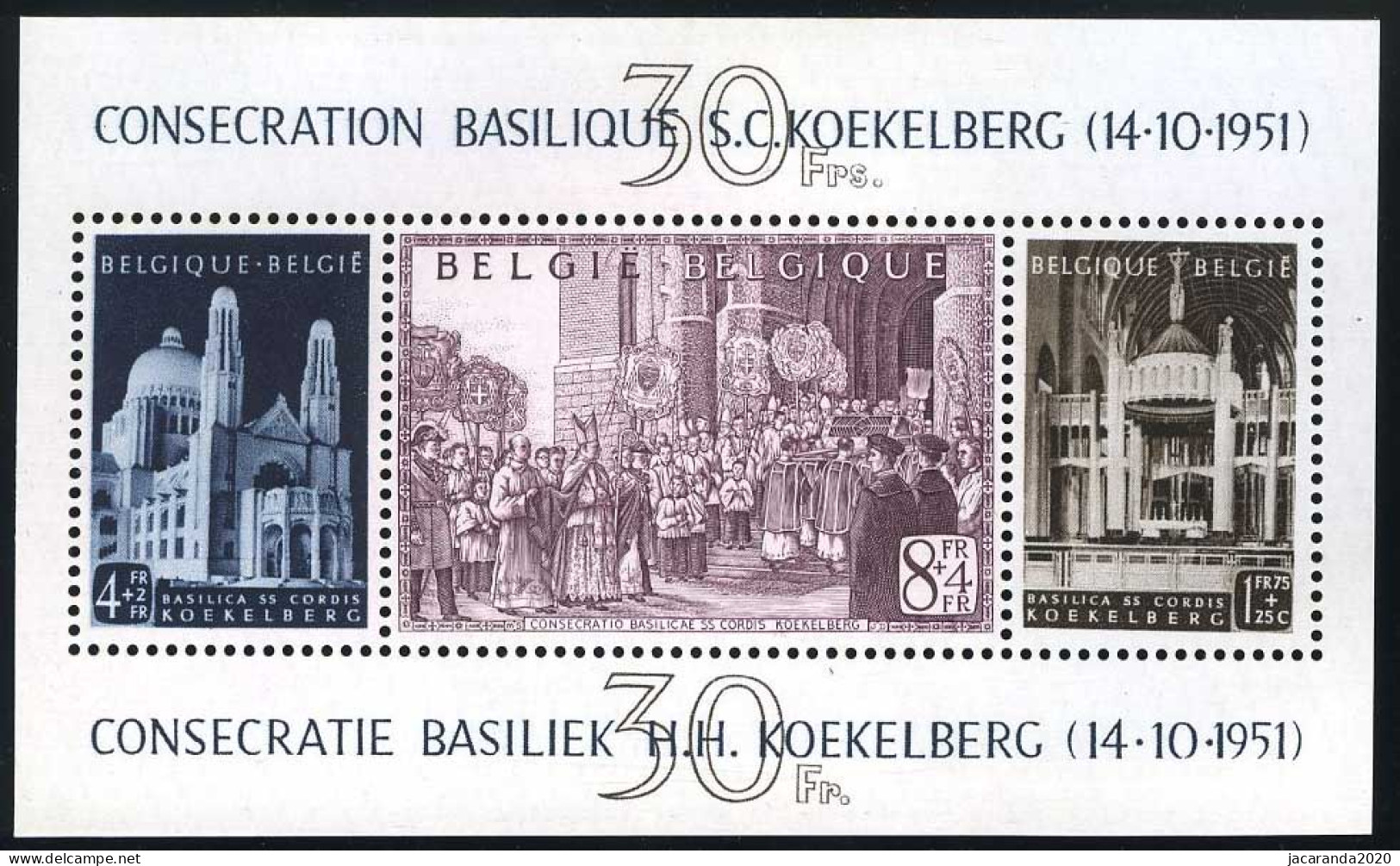 België BL30 ** - Monseigneur Van Roey En Basiliek Van Koekelberg - Basilique De Koekelberg - SUP - 1924-1960