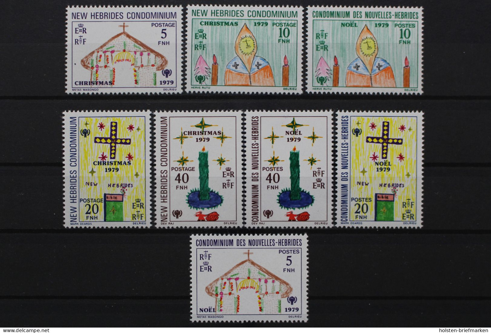 Neue Hebriden, MiNr. 545-552, Postfrisch - Vanuatu (1980-...)