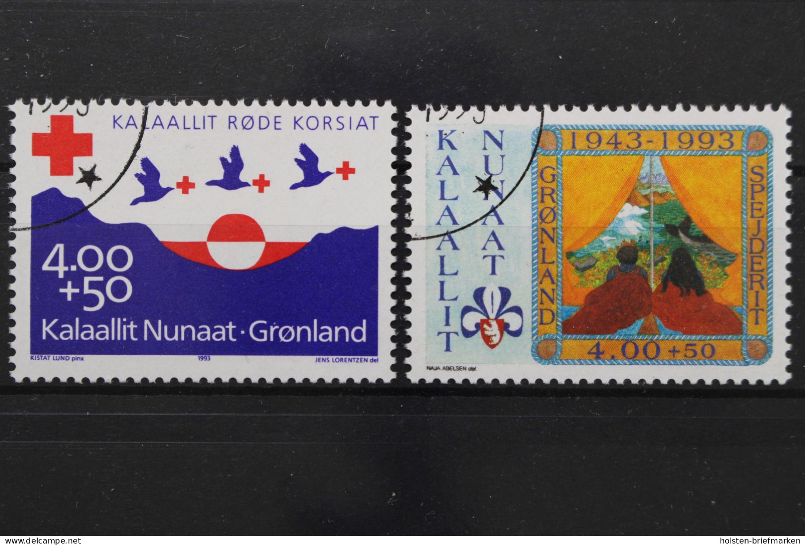 Grönland, MiNr. 236-237, Gestempelt - Sonstige & Ohne Zuordnung