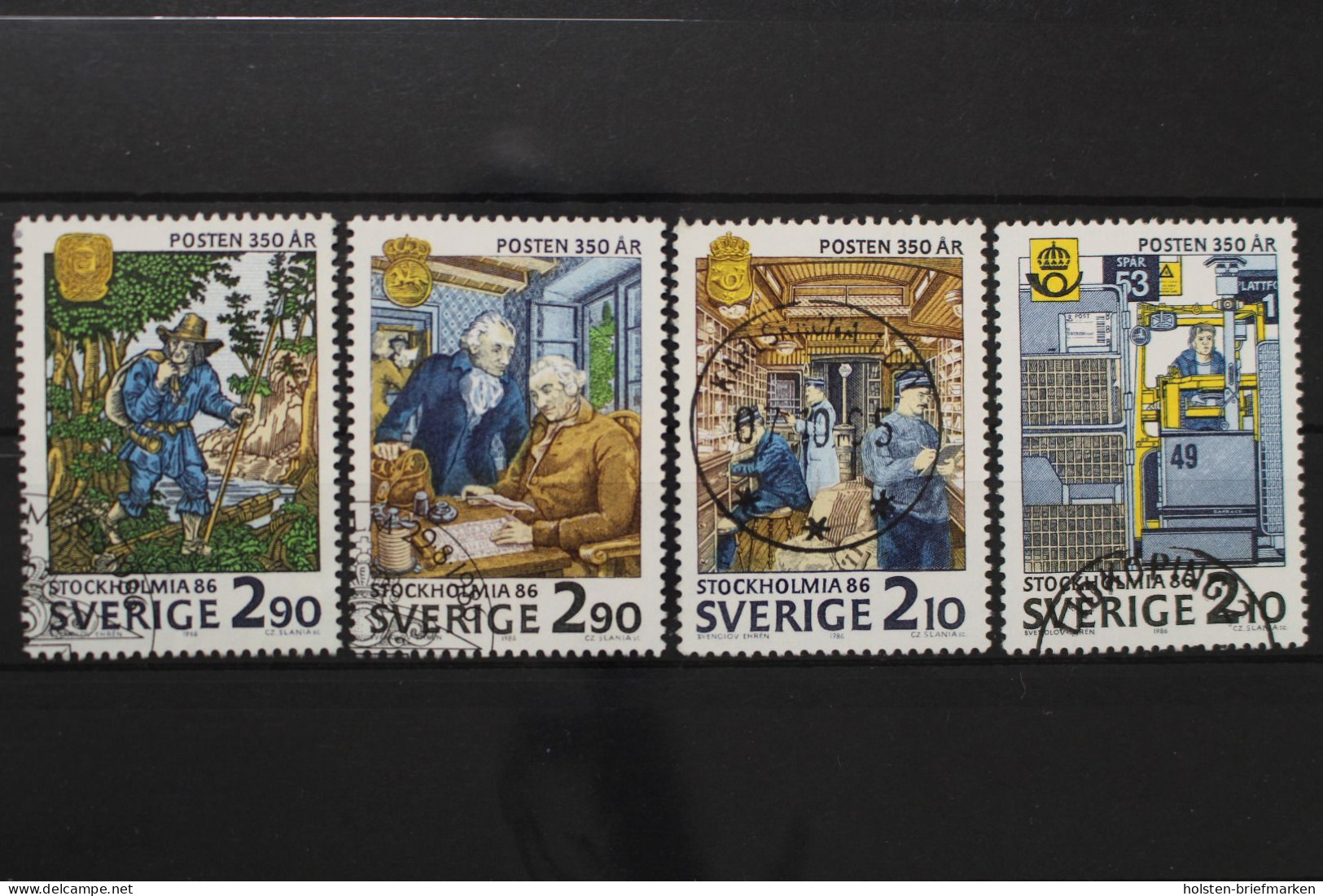 Schweden, MiNr. 1399-1402, Gestempelt - Autres & Non Classés