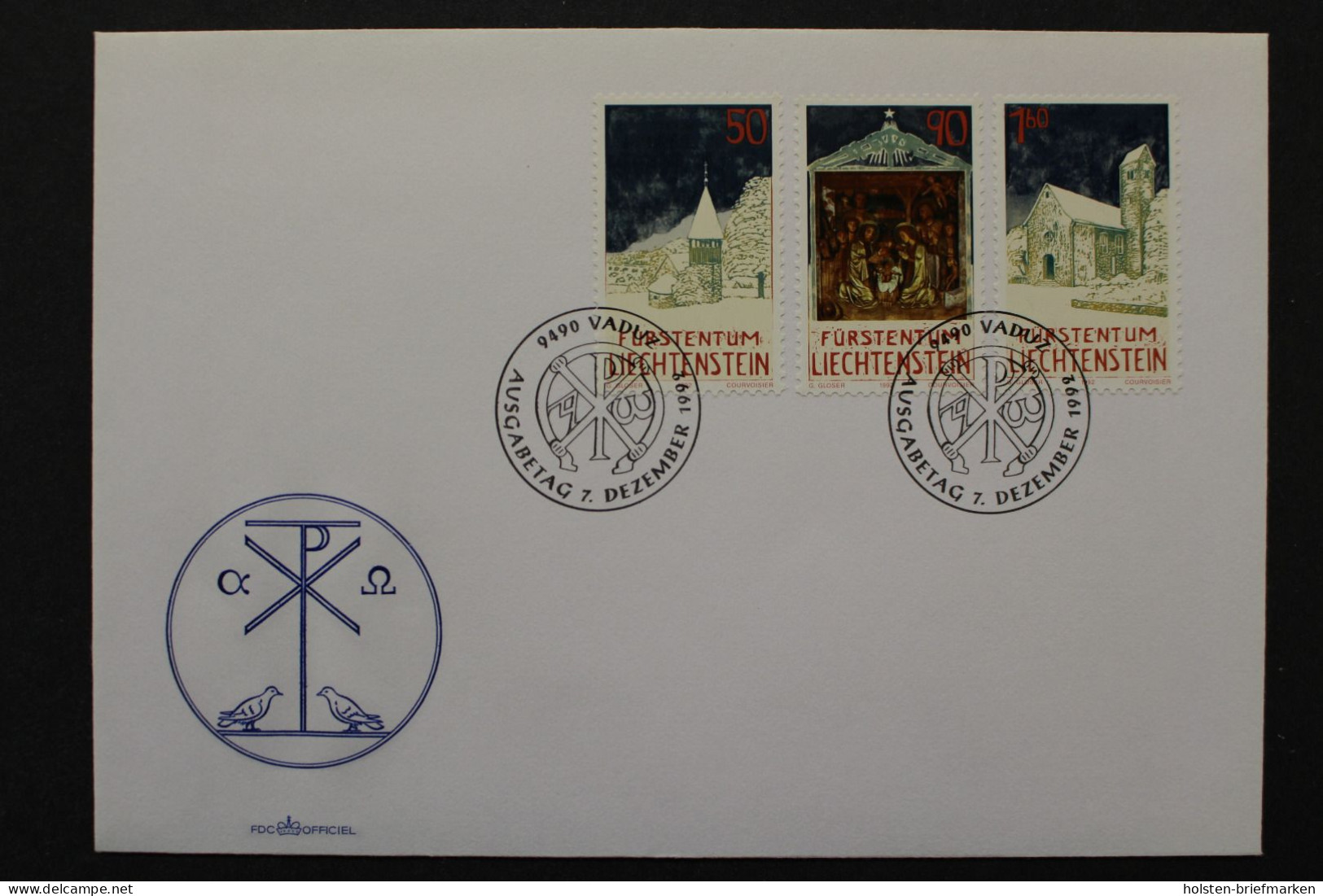 Liechtenstein, MiNr. 1050-1052, FDC - FDC