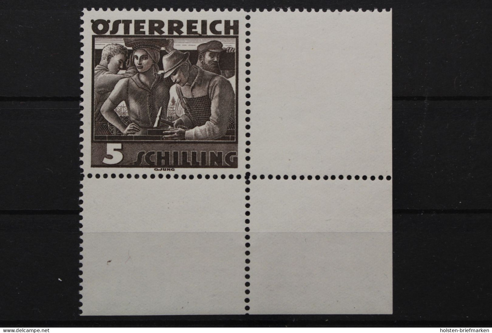 Österreich, MiNr. 587 Ecke Rechts Unten, Postfrisch - Nuovi