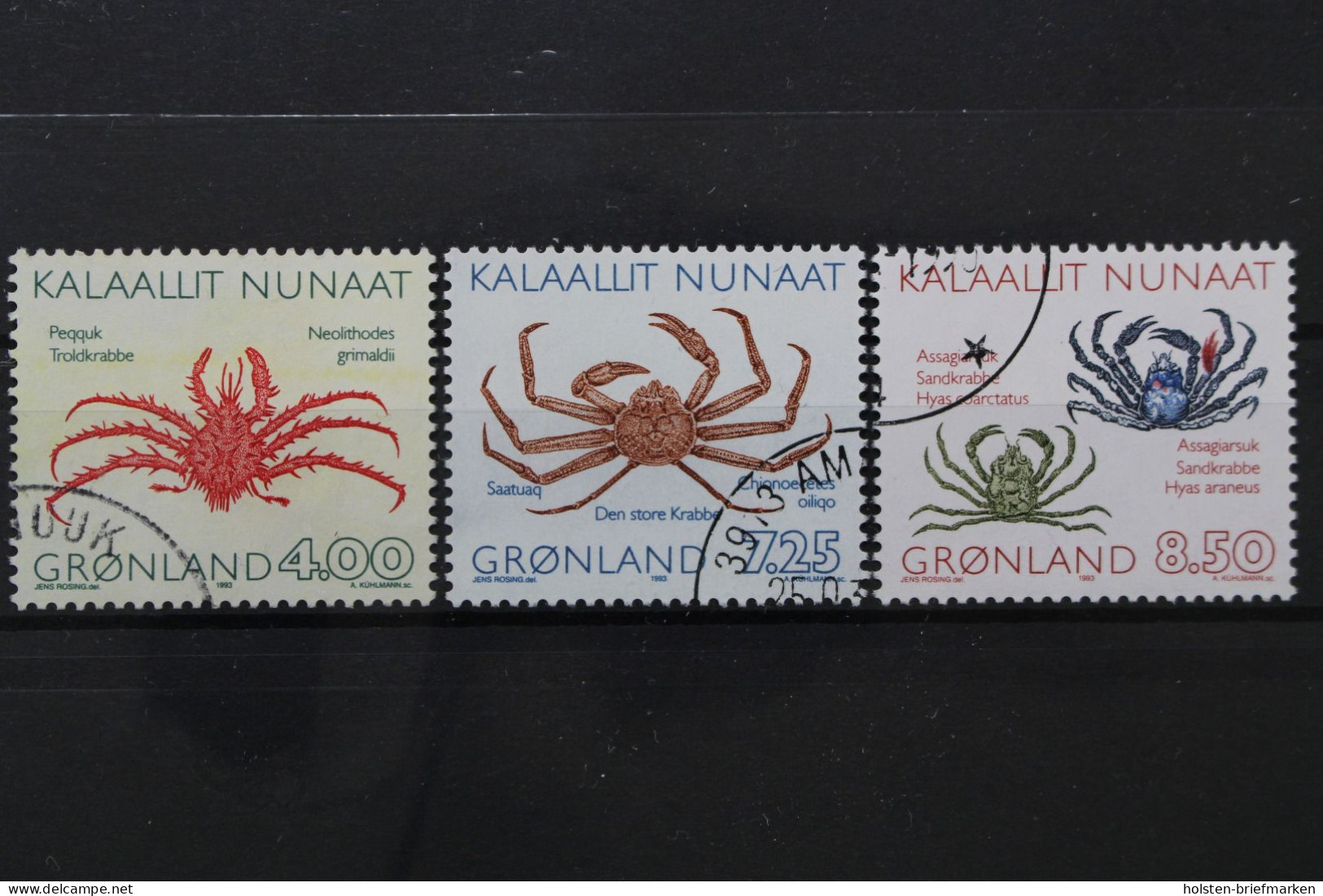 Grönland, MiNr. 231-233 I, Gestempelt - Altri & Non Classificati