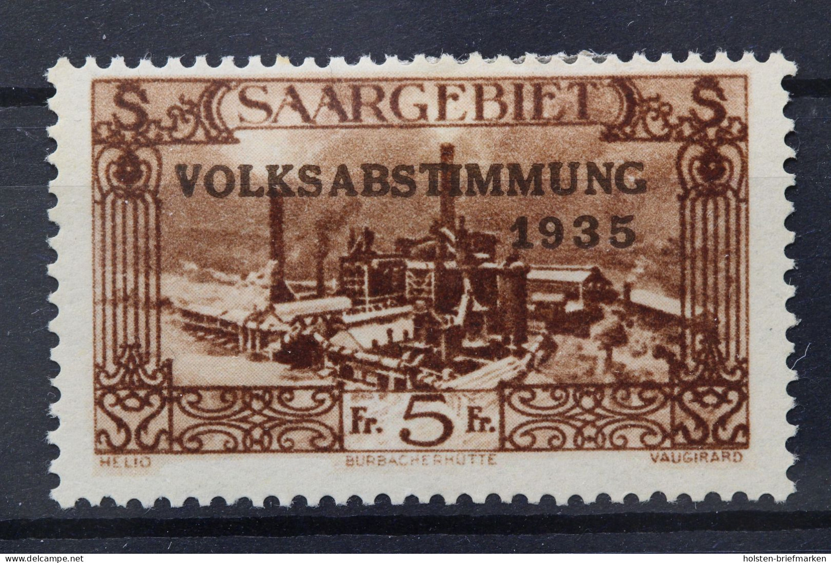 Saargebiet, MiNr. 193, Falz - Andere & Zonder Classificatie