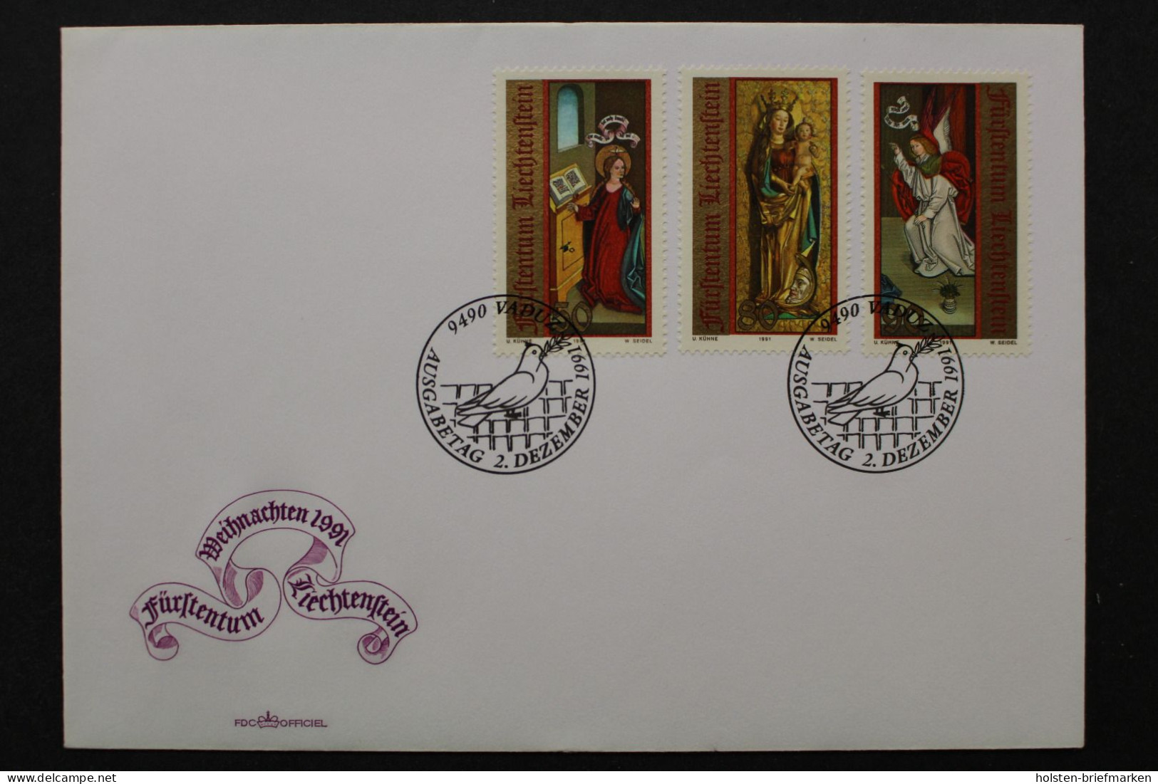 Liechtenstein, MiNr. 1027-1029, FDC - FDC