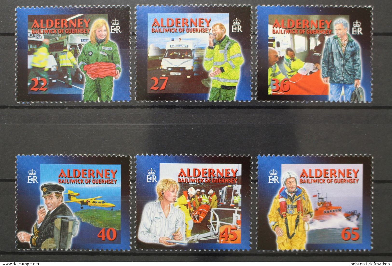 Alderney, MiNr. 199-204, Postfrisch - Alderney