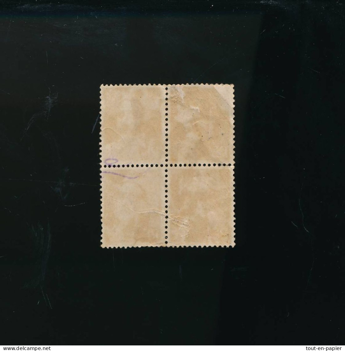 Bloc De 4 Timbres Marianne De Gandon 6f - 1945-54 Marianne De Gandon