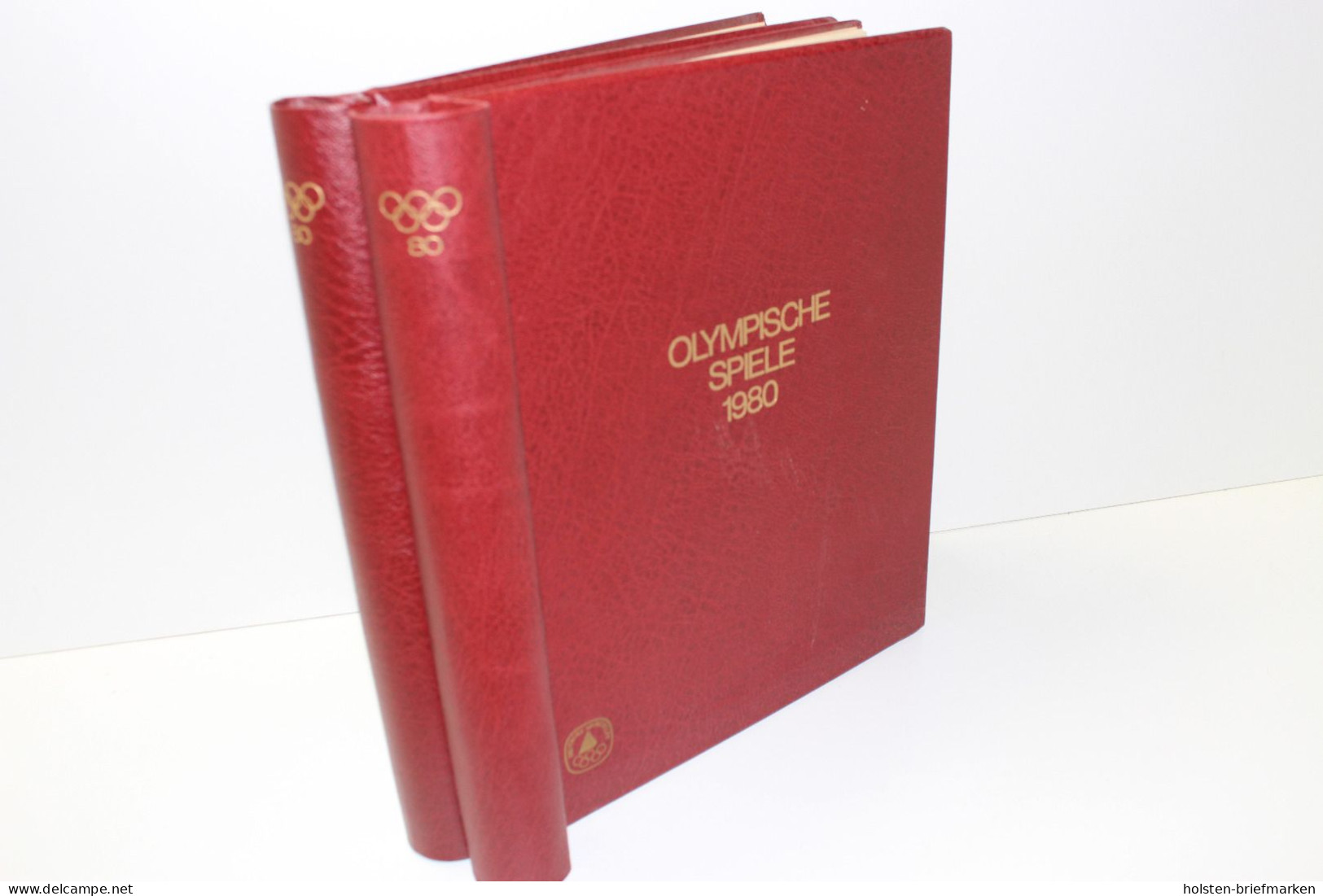 KABE, 2 Rote Klemmbinder Mit Aufdruck "Olympische Spiele 1988" - Altri & Non Classificati
