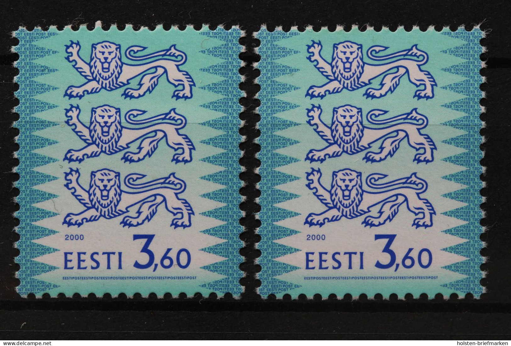 Estland, MiNr. 356 C I + II, Postfrisch - Estonia
