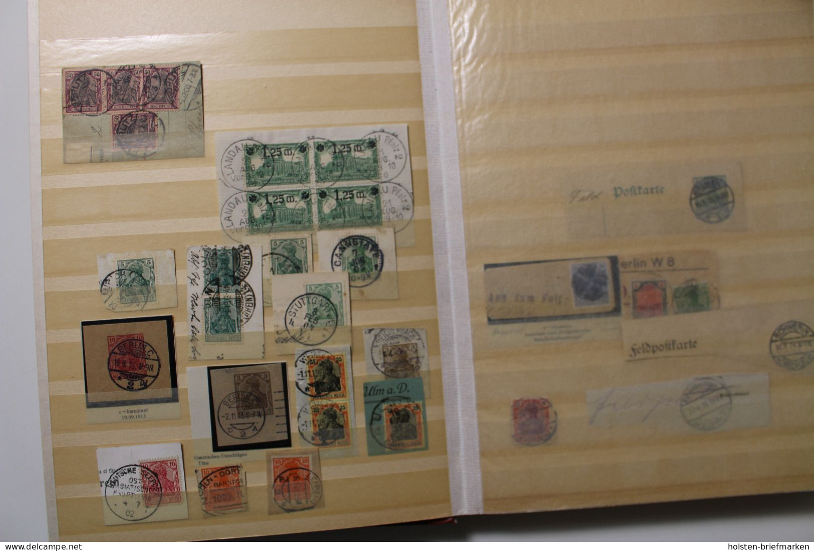 Briefmarken-Posten, DDR, etwas Deutsches Reich, BRD usw.