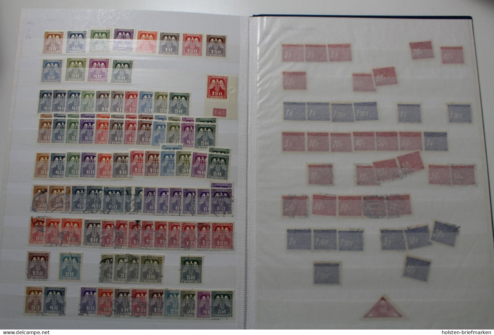 Briefmarken-Posten, DDR, etwas Deutsches Reich, BRD usw.