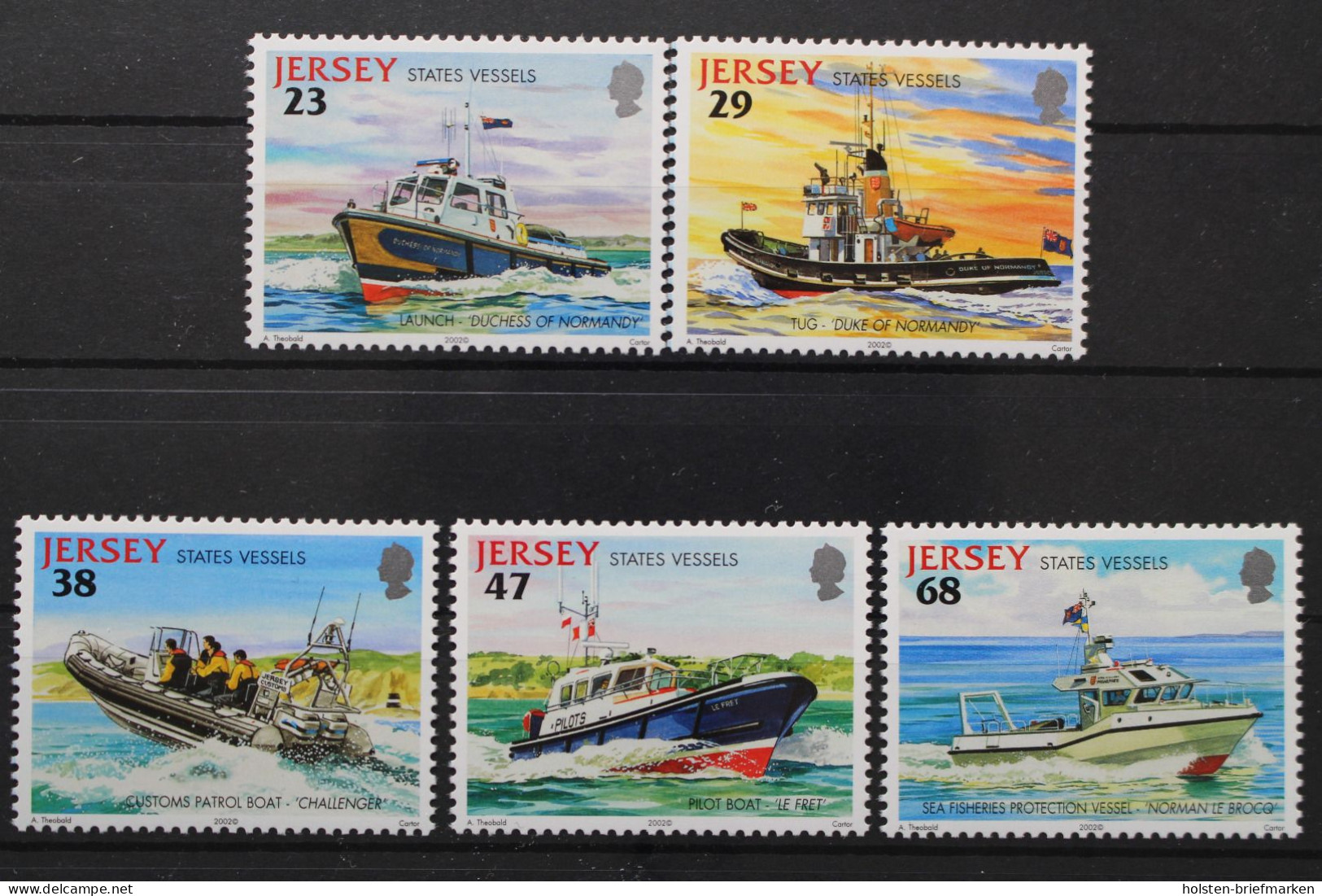 Jersey, MiNr. 1012-1016, Postfrisch - Jersey