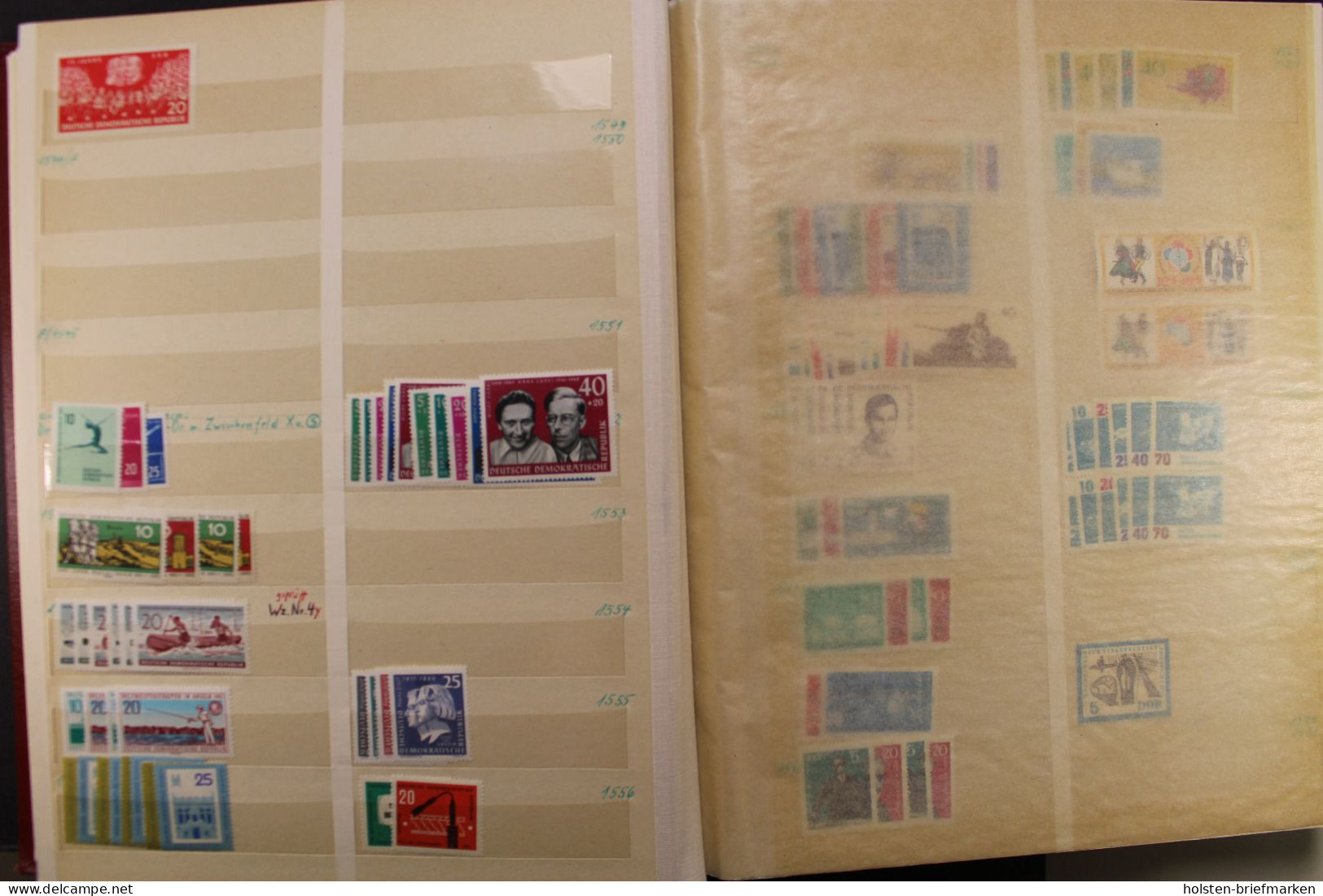DDR Dublettenposten Von 1956-1990, Postfrisch - Sammlungen