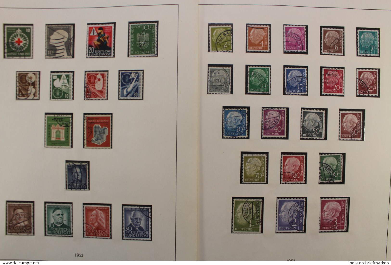 Deutschland (BRD) 1949-1997 Gestempelte Komplette Sammlung In Lindner - Sammlungen