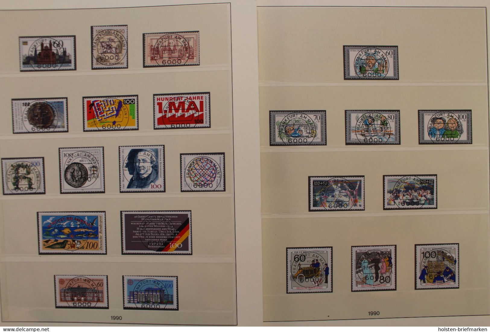 Deutschland (BRD) 1949-1997 gestempelte komplette Sammlung in Lindner
