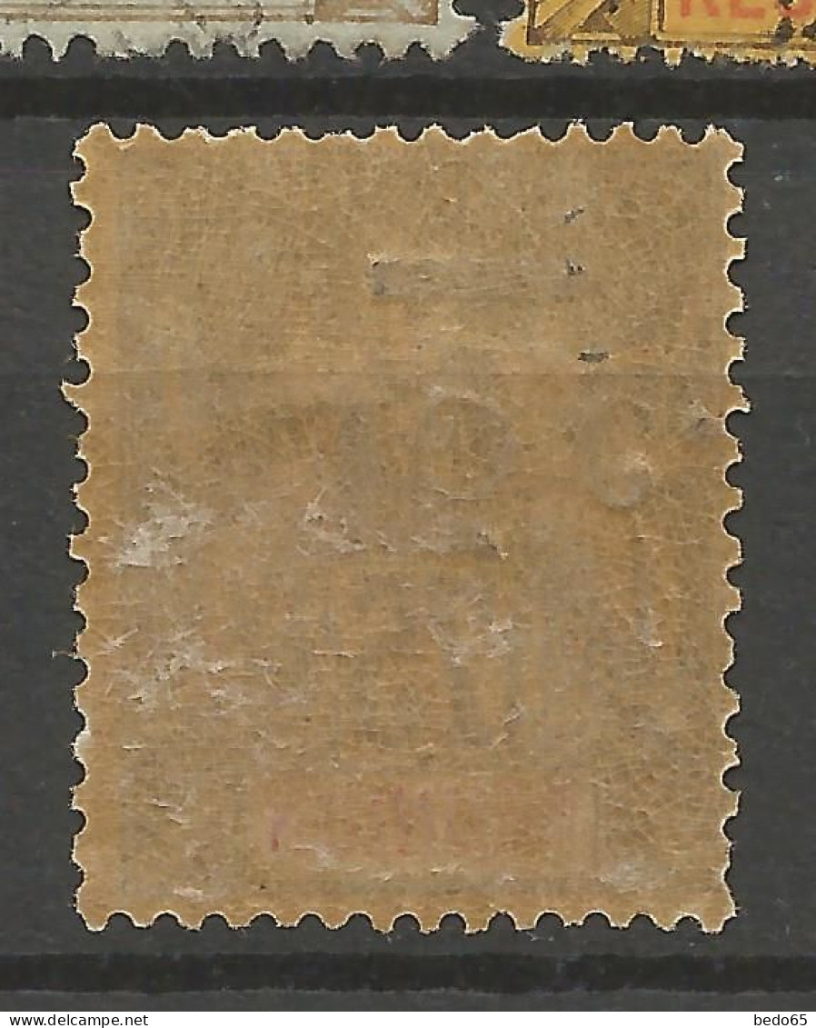 REUNION N° 54a Surcharge Renversée NEUF* TRACE DE CHARNIERE  / Hinge  / MH - Unused Stamps