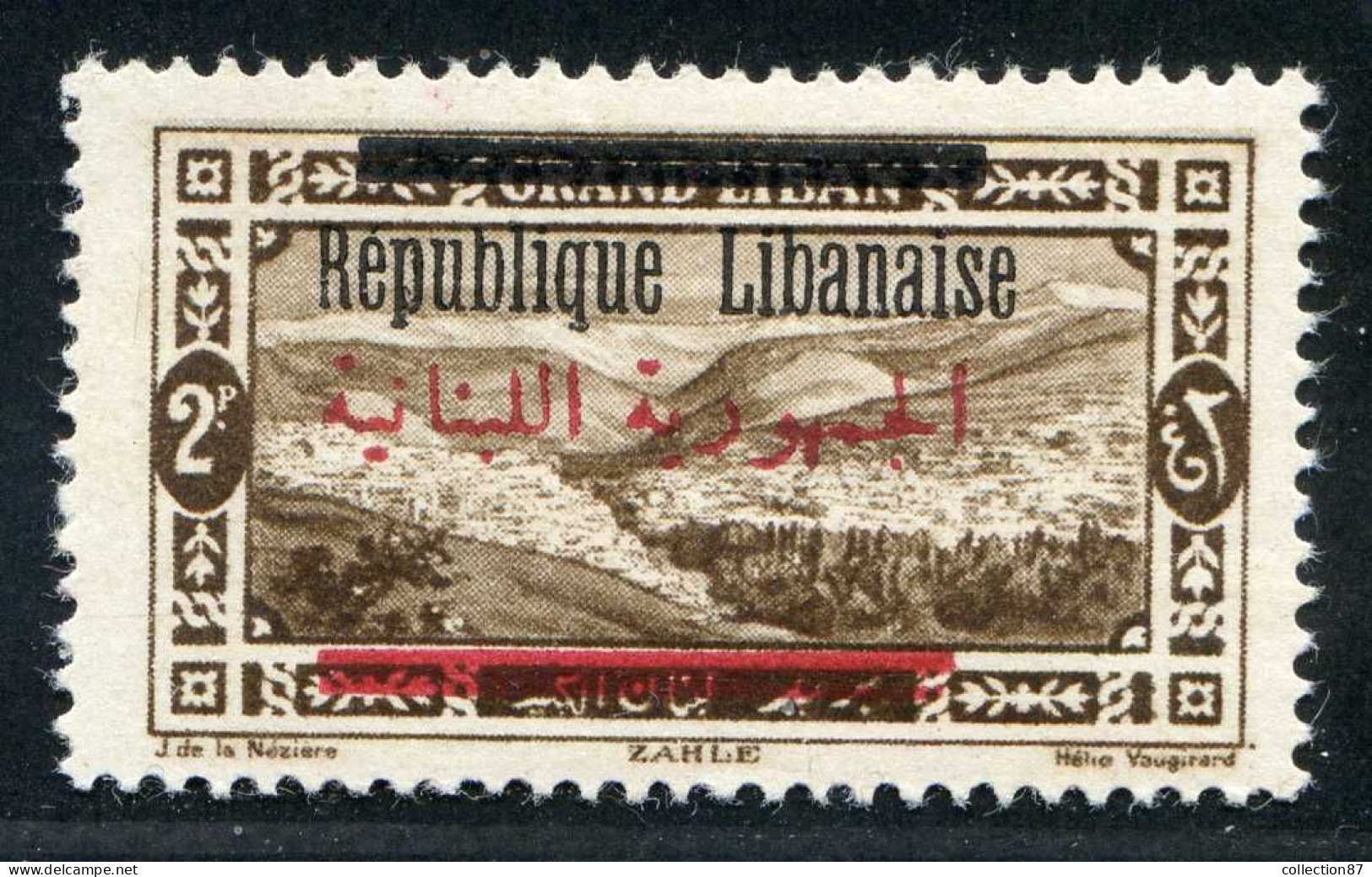 REF 089 > GRAND LIBAN < N° 102 * < Neuf Ch Infime Dos Visible - MH * > Cote 145 € - Nuevos