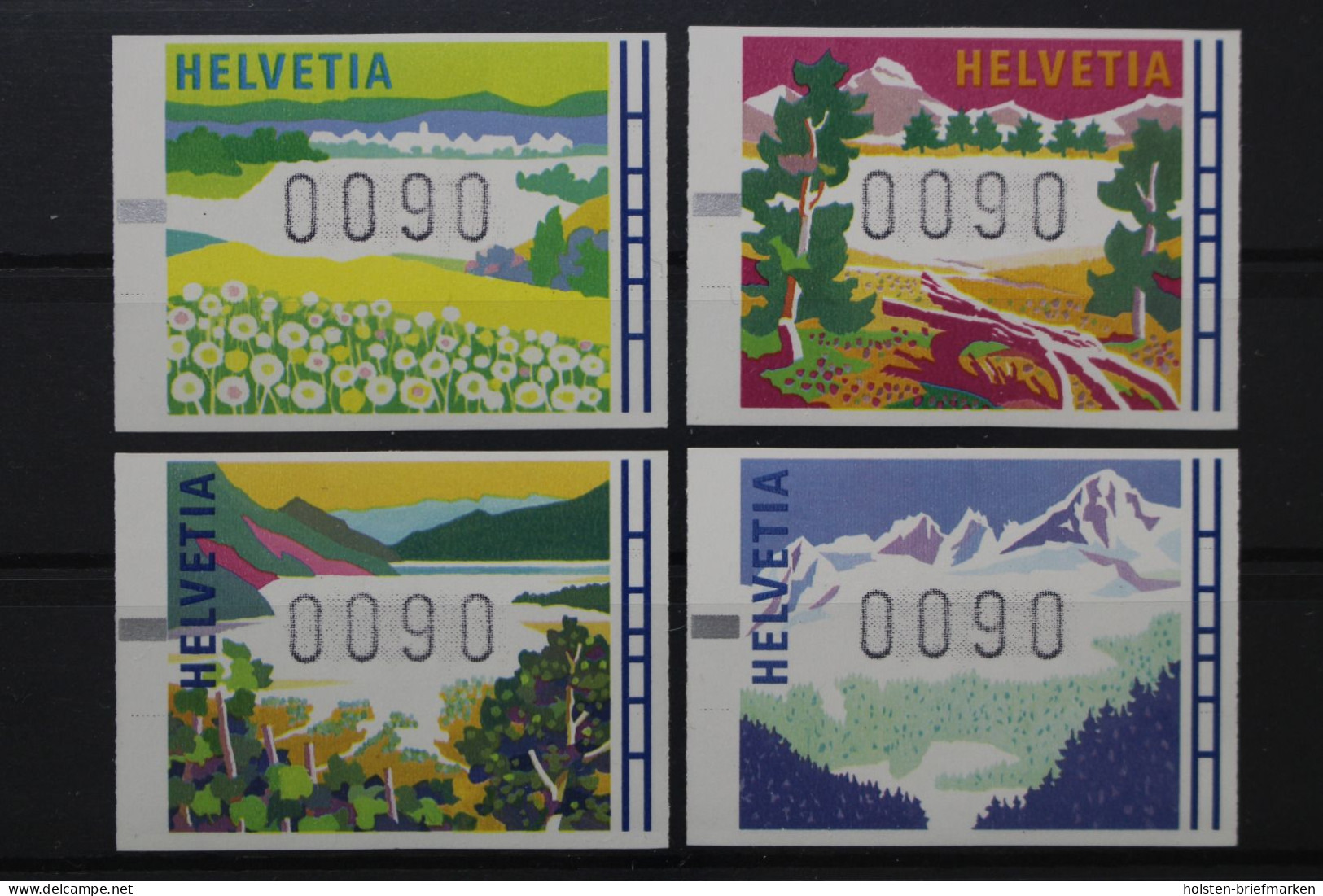 Schweiz Automaten, MiNr. 7-10, Postfrisch - Timbres D'automates