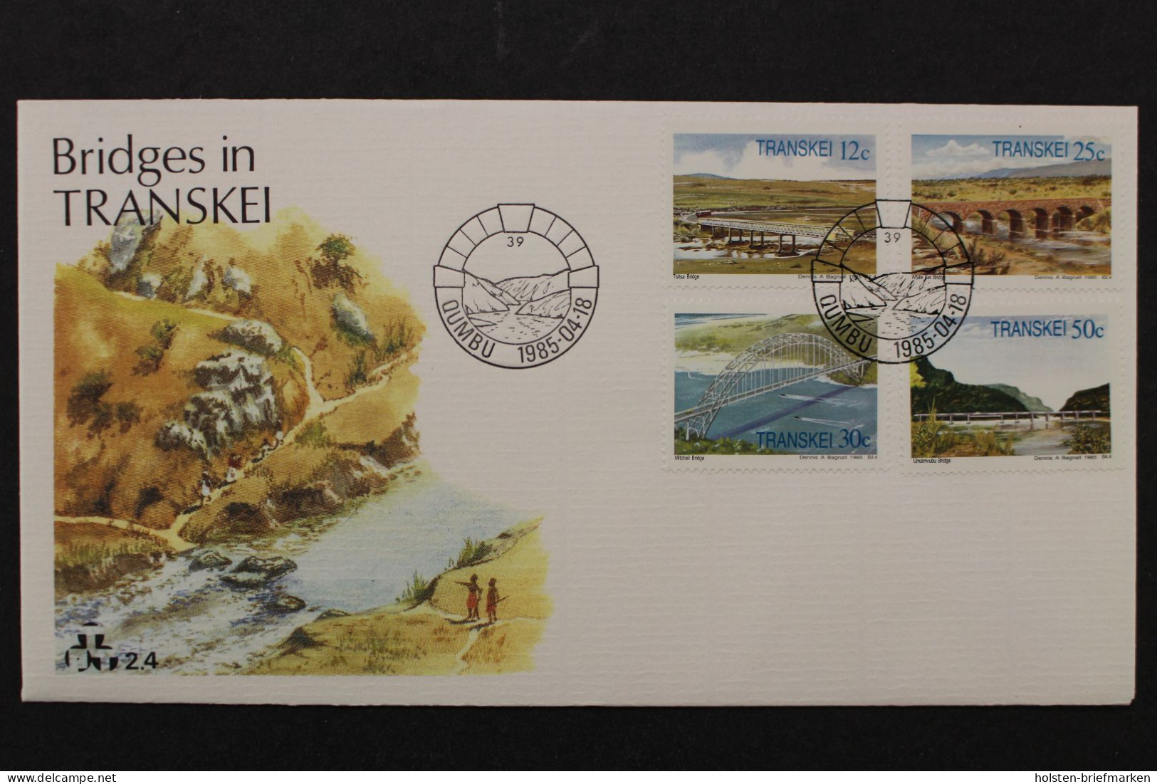 Transkei, MiNr. 168-171, FDC - Transkei