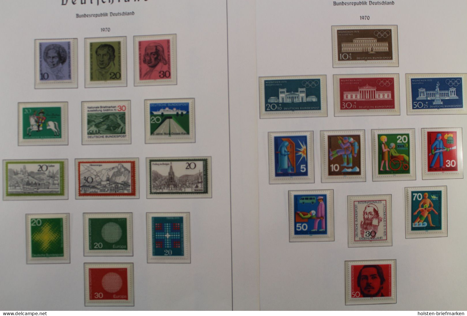 Deutschland (BRD) 1970-1990 Postfrische Sammlung, Viele Besonderheiten - Autres & Non Classés