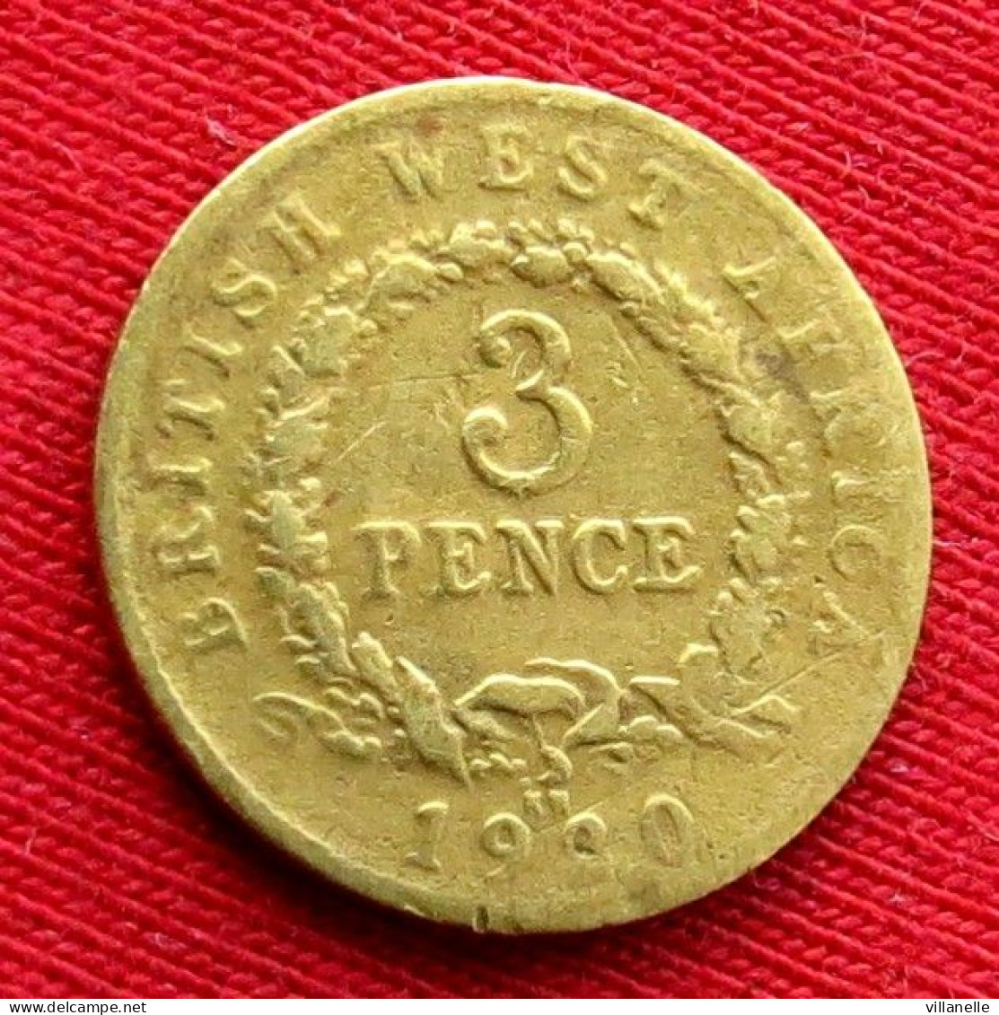 British West Africa 3 Pence 1920 KN Brits Afrika Afrique Britannique Britanica  W ºº - Other - Africa