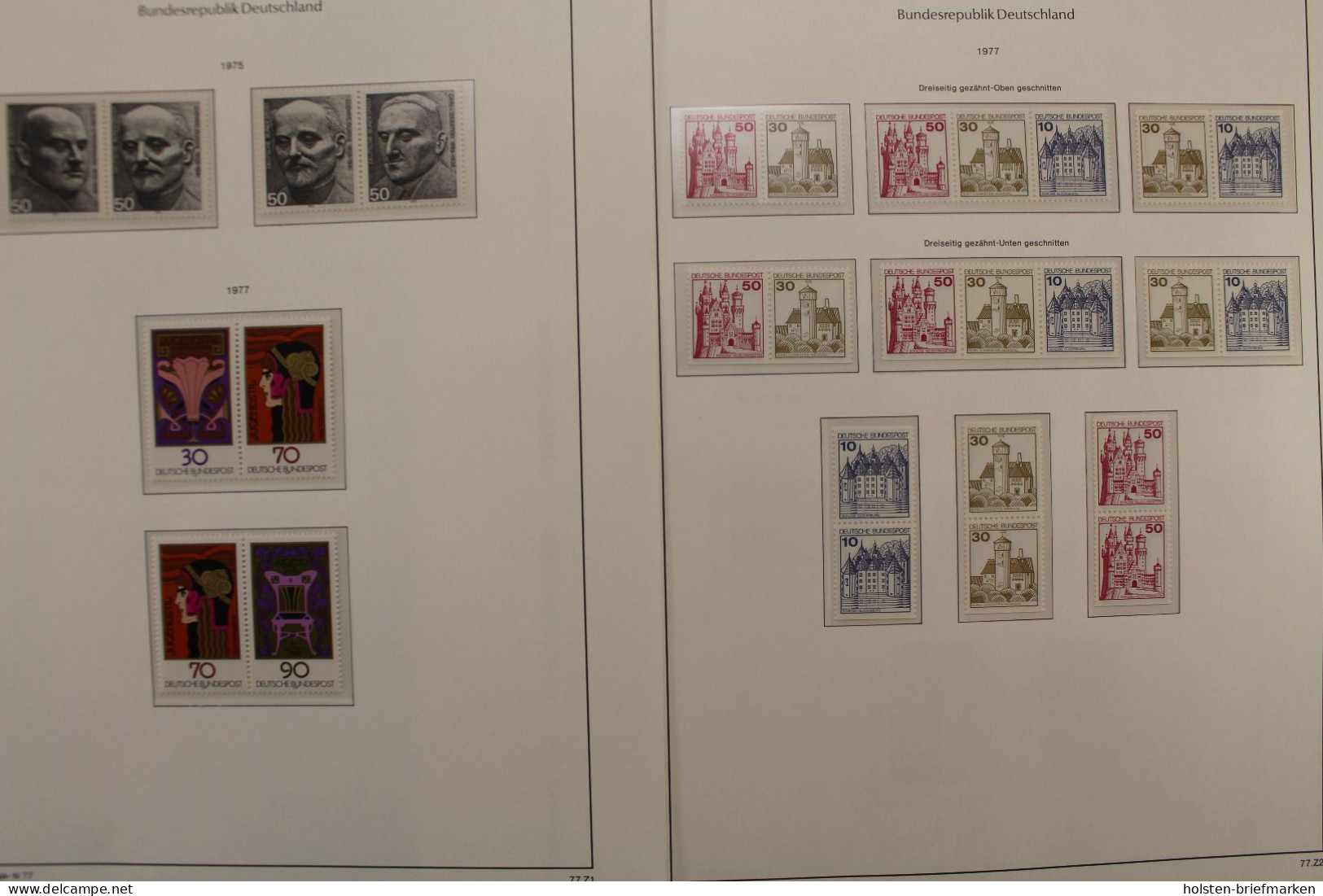 Deutschland 1955-2000, postfrische Sammlung in Leuchtturm-Vordrucken