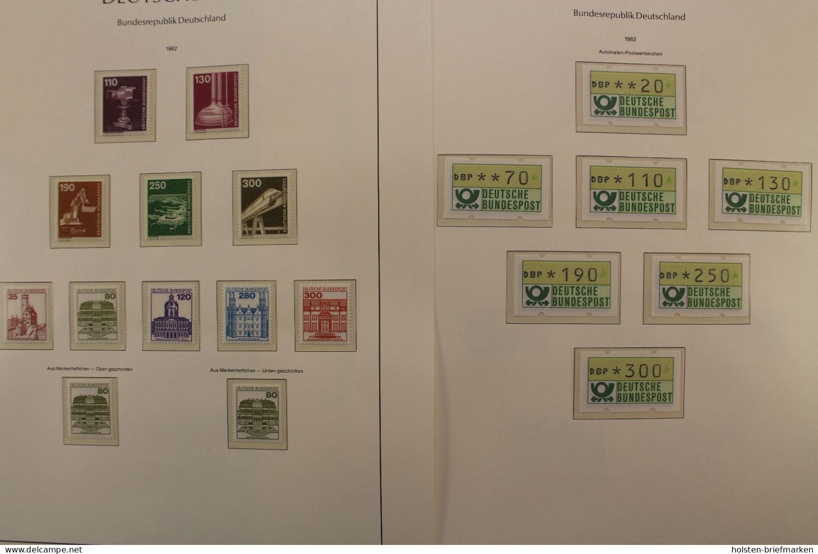 Deutschland 1955-2000, postfrische Sammlung in Leuchtturm-Vordrucken