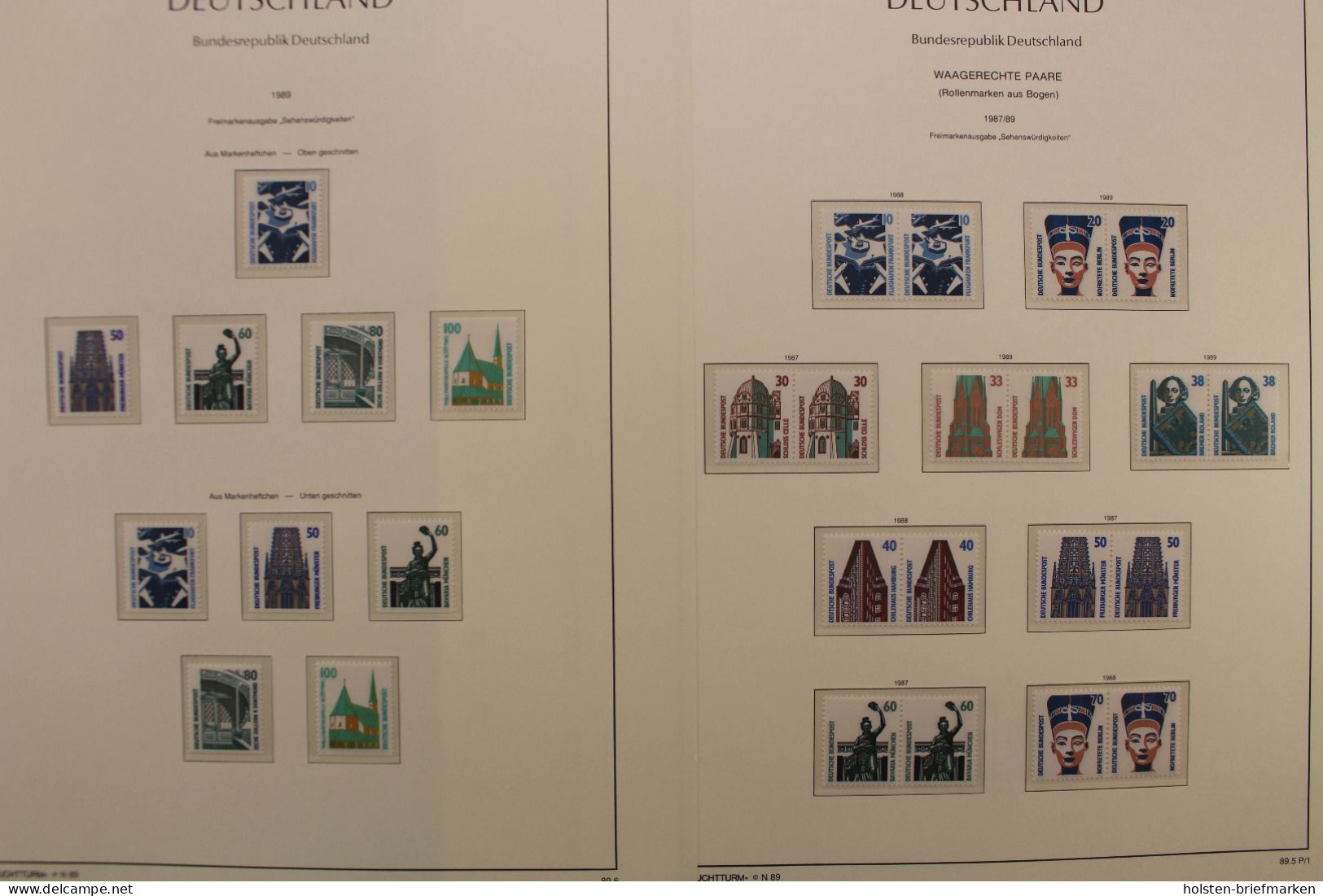 Deutschland 1955-2000, postfrische Sammlung in Leuchtturm-Vordrucken