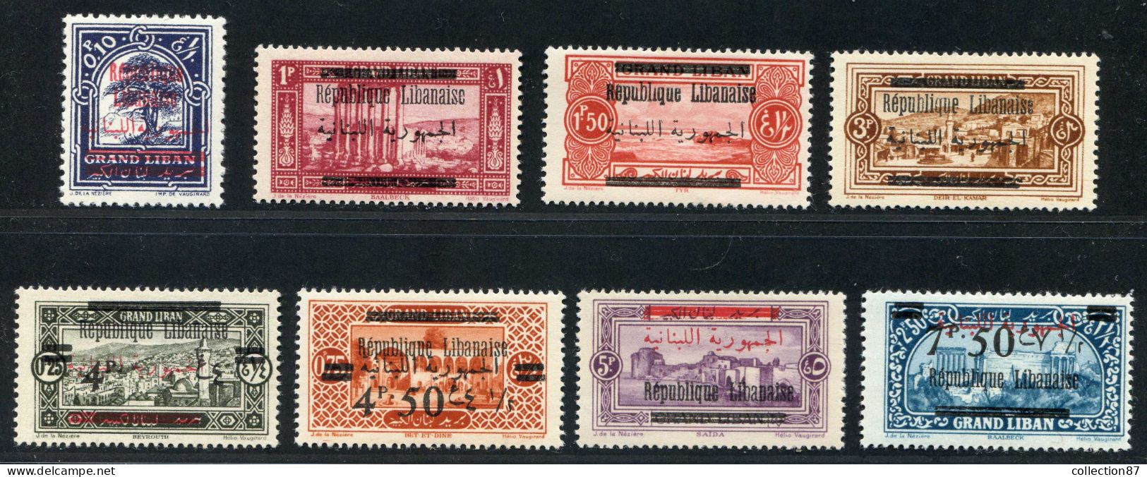 REF 089 > GRAND LIBAN < Entre N° 98 Et 107 * Sauf N° 100 ** < Neuf Ch Dos Visible - MH * - Unused Stamps