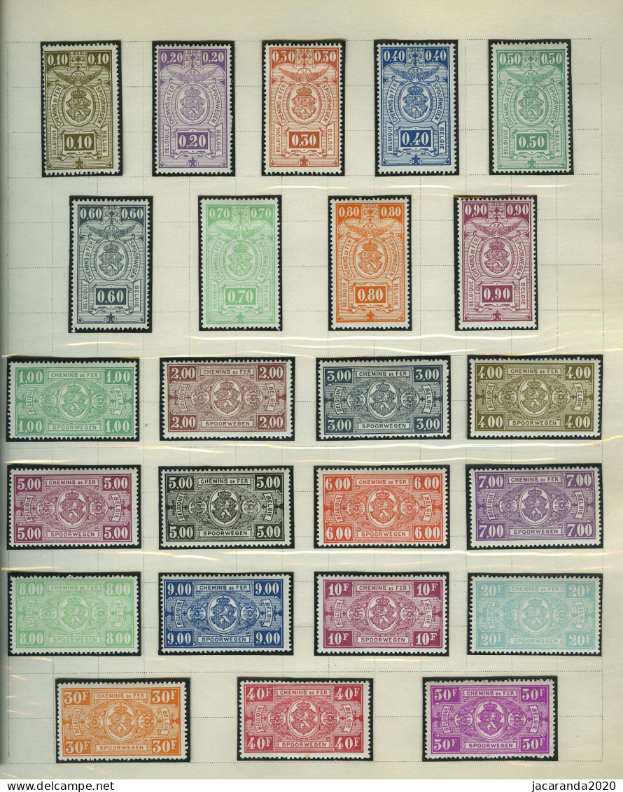 België TR236/59 * Rijkswapen 1923-1931 - Gewijzigde Kleuren - Volledige Reeks - MH - Postfris