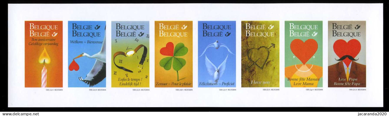 België B31 ON - Postzegelboekje - Gelegenheidszegels - Voeux De Circonstance - Ongetand - Non Dentelé - 1981-2000