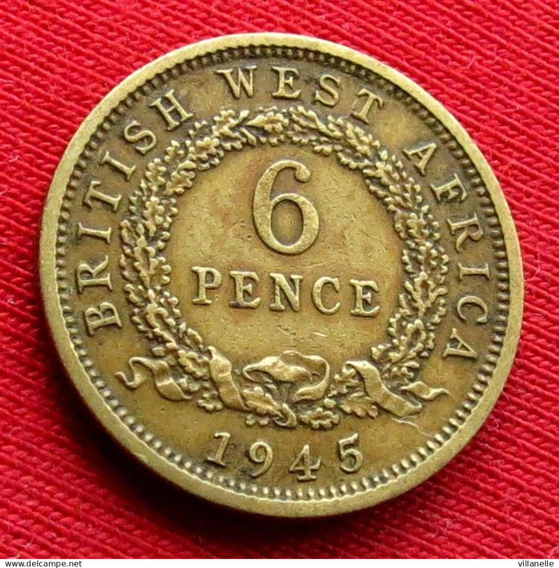 British West Africa 6 Pence 1945 Brits Afrika Afrique Britannique Britanica #1 W ºº - Sonstige – Afrika