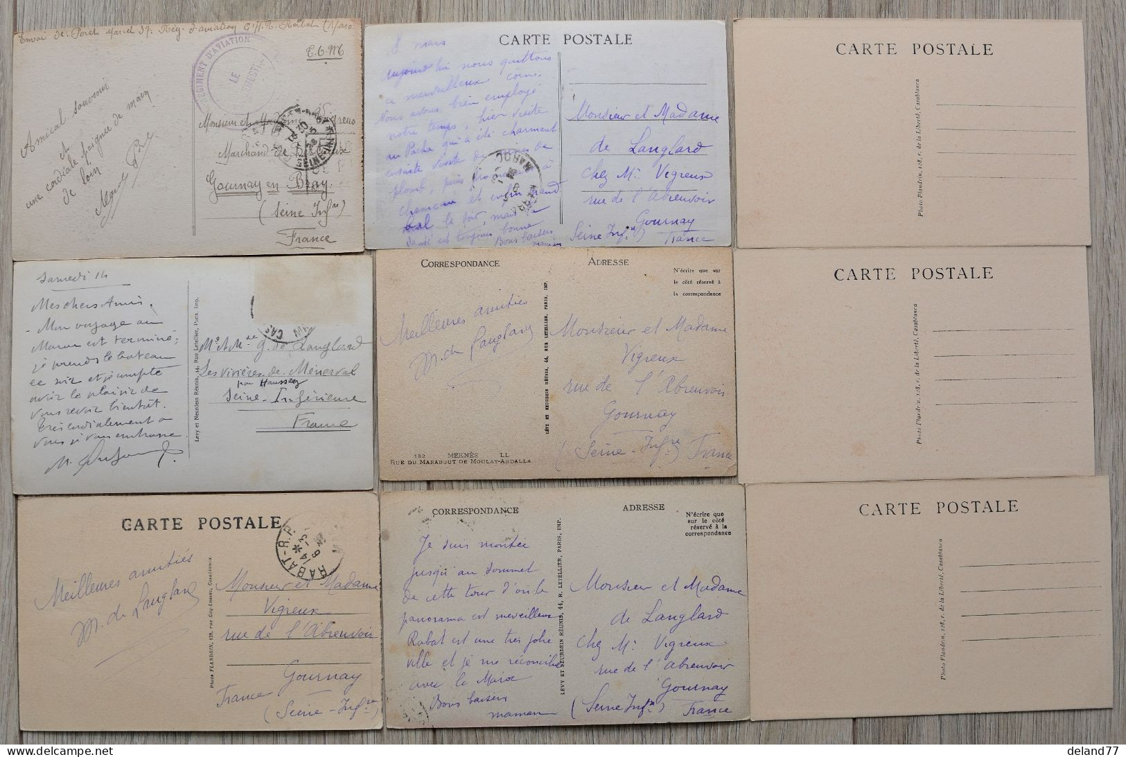 MAROC - LOT de 35 Cartes Postales Divers