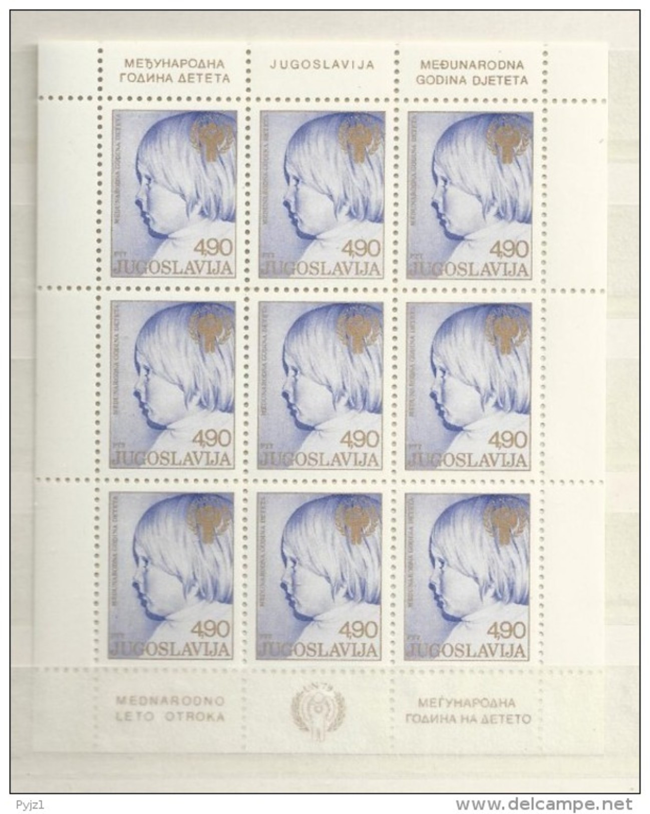 1979 MNH Joegoslavië, Postfris** - Blocks & Kleinbögen