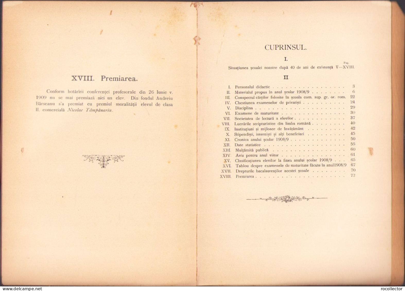 A karánsebesi m. kir. állami polgári fiú és leányiskola értésitője az 1915-1916 tanévről C1217