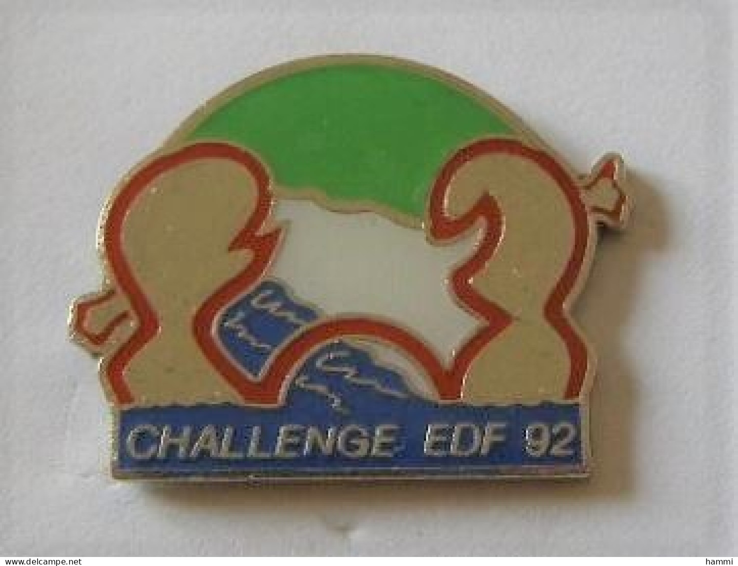 X92 Pin's EDF GDF CHALLENGE 92 Achat Immédiat - EDF GDF