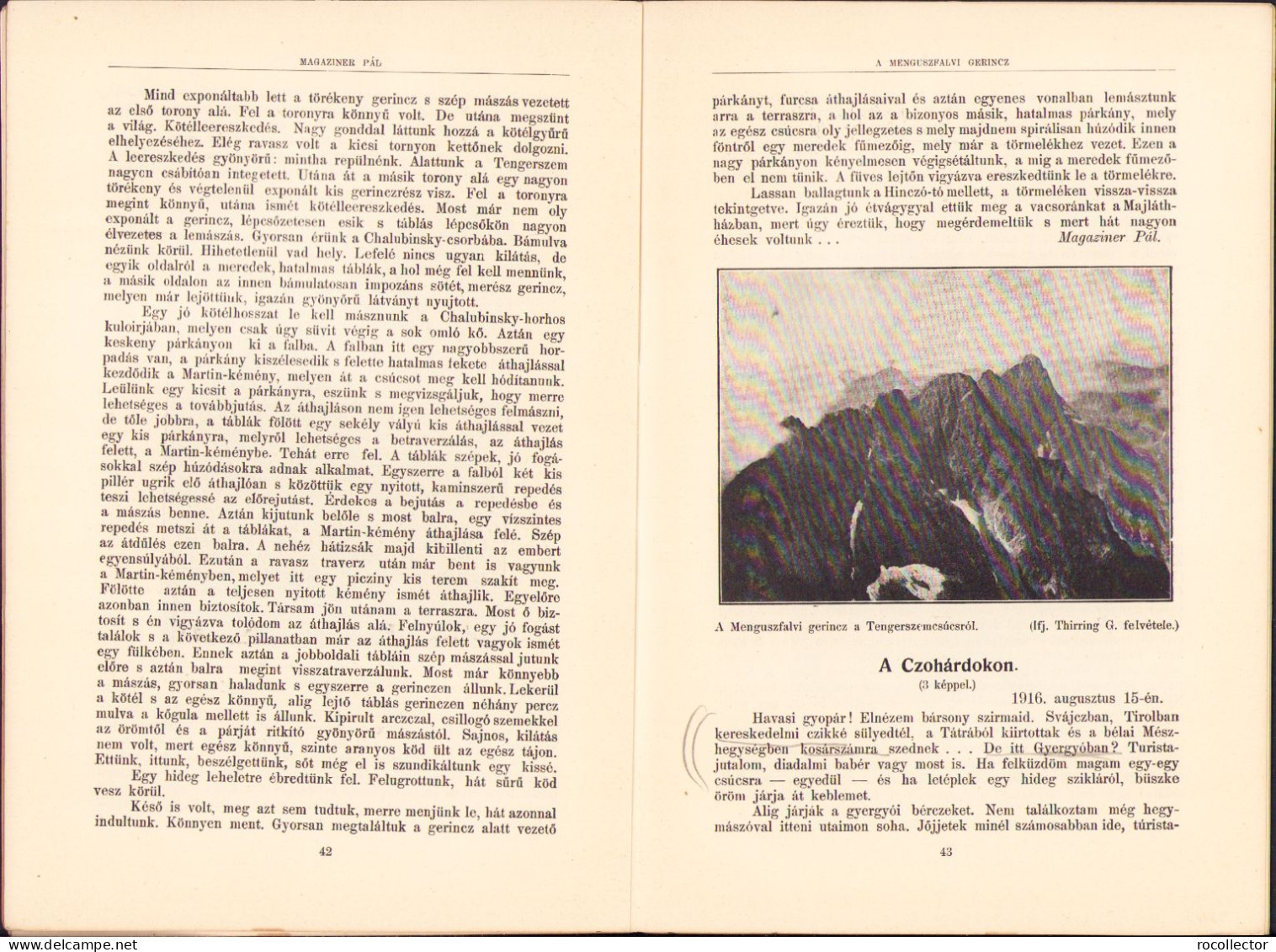 Turisták Lapja, 4/1917 C1212 - Libros Antiguos Y De Colección