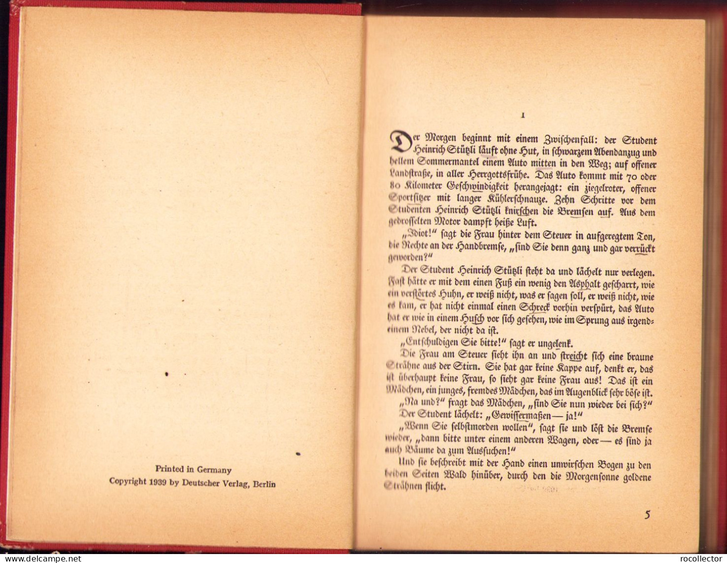 Das Mädchen, Das Den Teufel Fuhr Von Käthe Lambert, 1939 C1201 - Libri Vecchi E Da Collezione