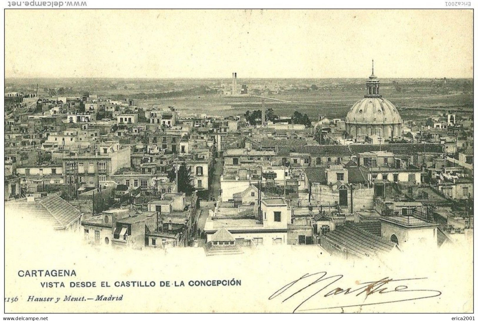 Cartagena.Vista Desde El Castillo De La Conception. - Murcia