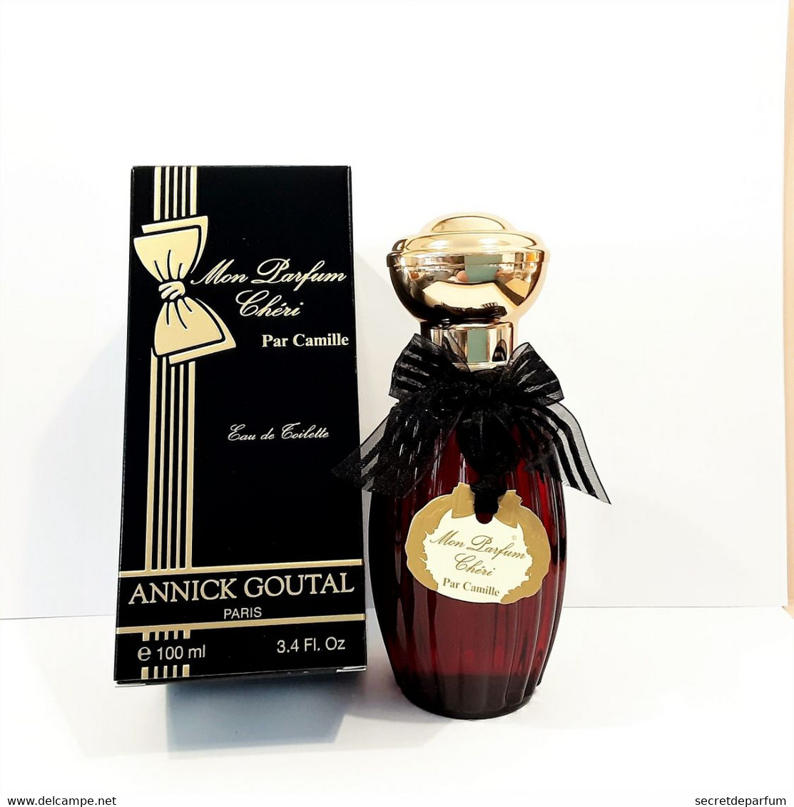 FLACON De Parfum Neuf  ANNICK GOUTAL   MON PARFUM CHÉRI   EDT  100 Ml Flacon Rouge + Boite - Women