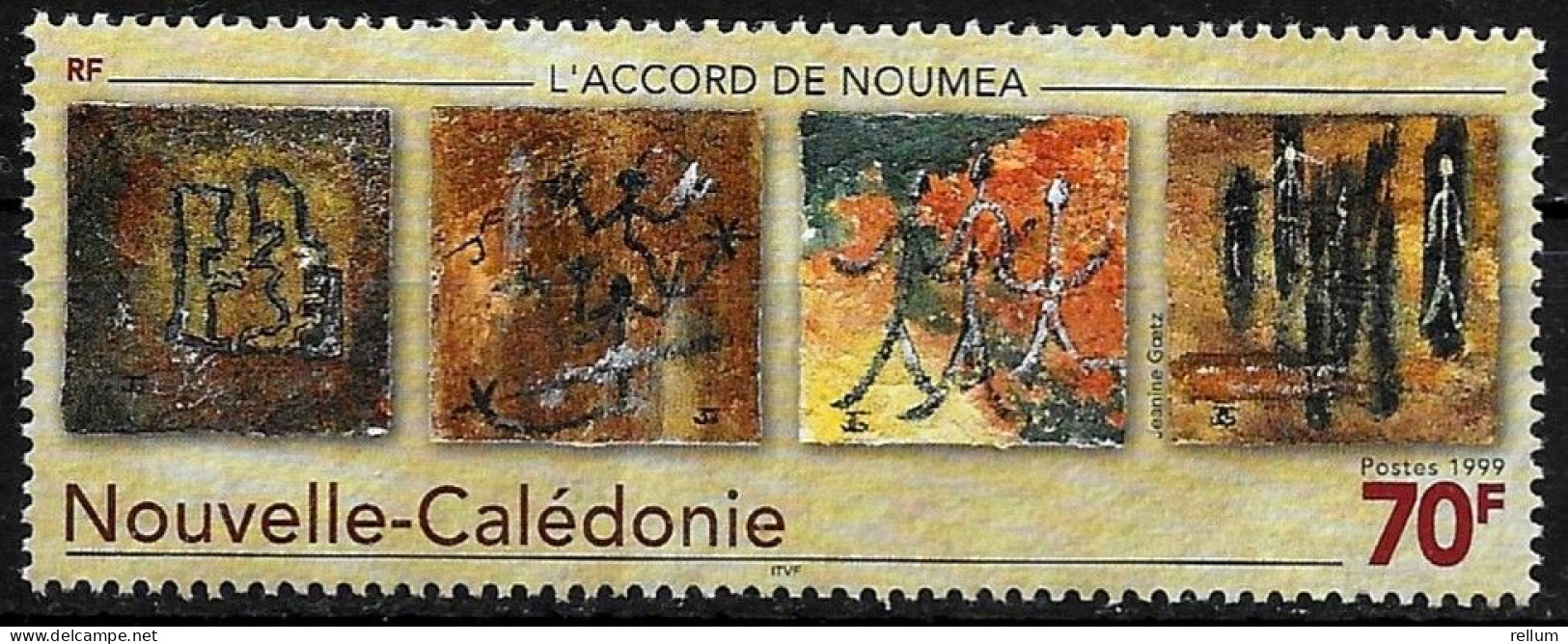 Nouvelle Calédonie 1999 - Yvert Et Tellier Nr. 805 - Michel Nr. 1190 ** - Unused Stamps