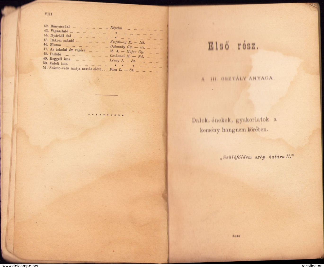 Dalos könyv a népiskolák számára irta Sztankó Béla 1906 Budapest C1169