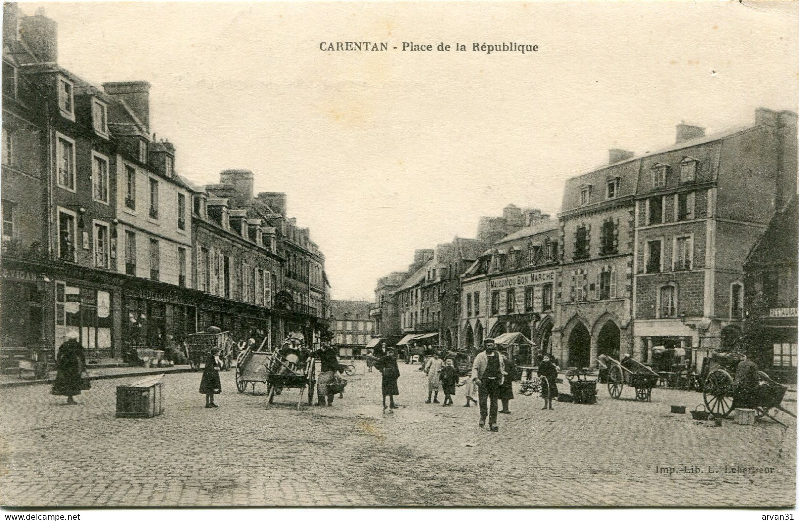 CARENTAN - PLACE De La REPUBLIQUE - - Carentan