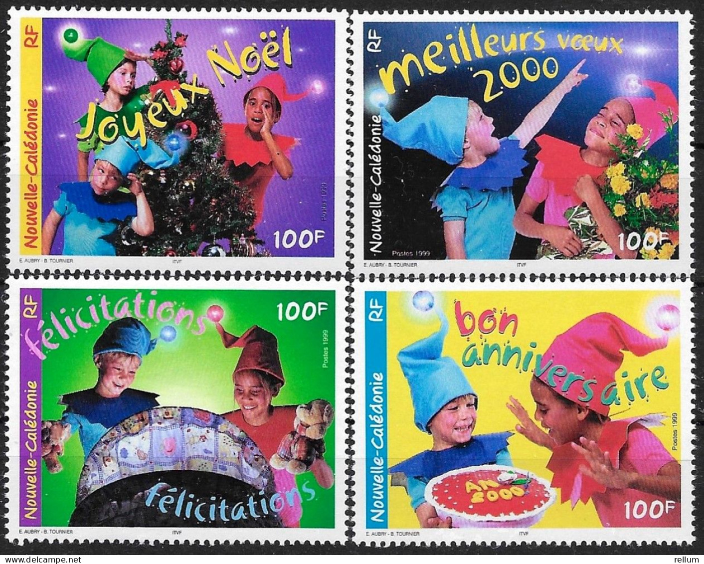 Nouvelle Calédonie 1999 - Yvert Et Tellier Nr. 808/811 - Michel Nr. 1193/1196 ** - Unused Stamps