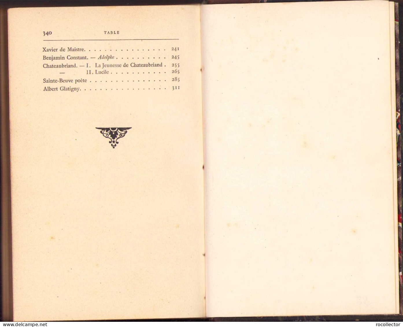 Le Genie Latin Par Anatole France, 1913 C1164 - Alte Bücher