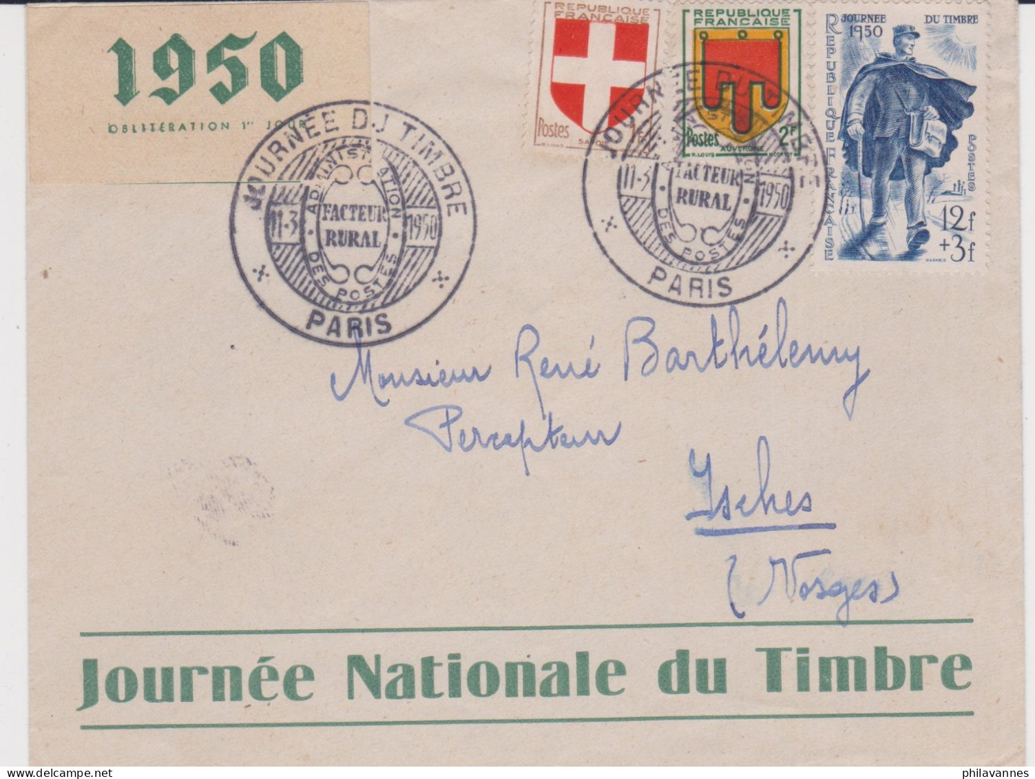 JOURNEE DU TIMBRE 1949+1950 N°828+863, Cote= 65€ ( SN58/8.2) - ....-1949